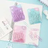 Macaron color 50MM large paperclip card, binding, storage, paperclip, convenient office stationery, paper clip details Picture